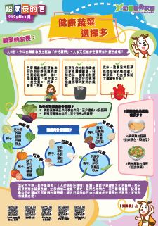 給家長的信 – 健康蔬菜選擇多