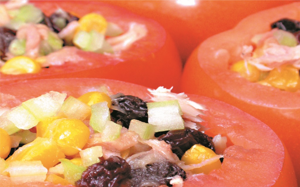 Tomato Cups with Tuna