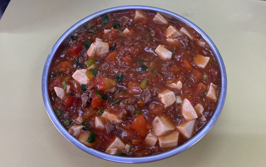 番茄免治牛肉燴豆腐