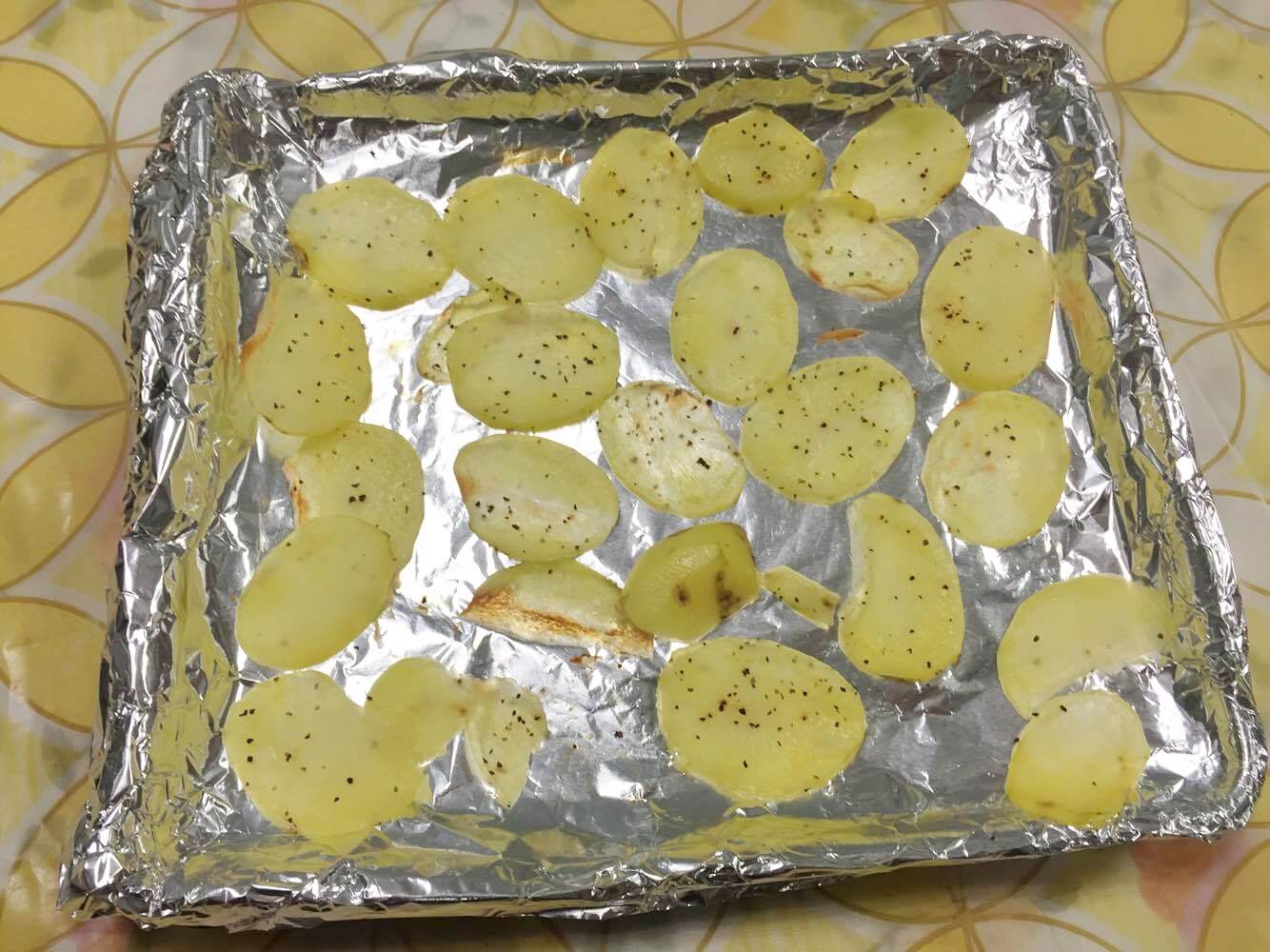 自製無油薯片 